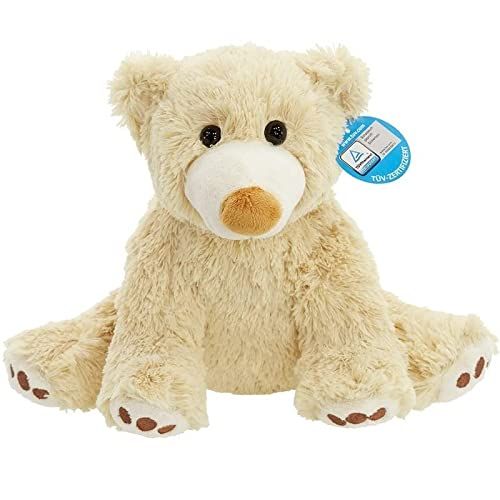 Pluche beige beer knuffel 21 cm - Beren roofdieren knuffels - Speelgoed voor kinderen