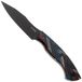 Kizer Hissbite 1109A1, Black CPM 3V, Damascus Pattern G10, couteau fixe, design Boris Bairov
