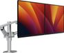 Bright Goods Bras de moniteur double Argent