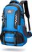 CarryQuest® - Sac à dos de randonnée 60L - Nylon imperméable avec panneau réfléchissant, ventilation dorsale, grand espace de rangement et conception légère - Sport, voyage et camping - Bleu ciel