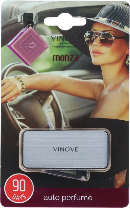Vinove Regular Monza Autoparfum - Car Airfreshner - 30 ml - Black