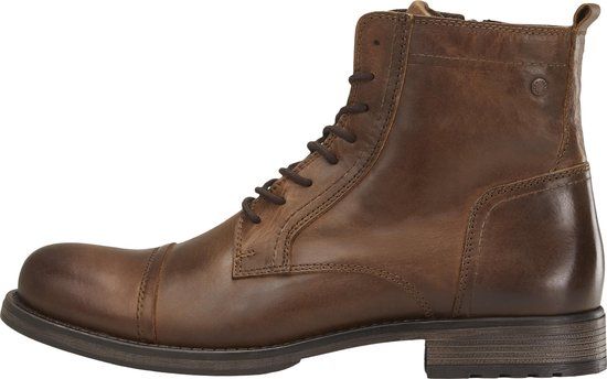 JACK & JONES Russel Heren Sneakers  - Cognac - Maat 40