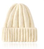 LGT JWLS Warme Wintermuts voor dames in Wol blend - Lichtgeel