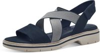 Tamaris - Dames - Sandalen - Blauw - Maat 37