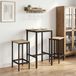 Maison Exclusive - 2 tabourets de bar, chêne Sonoma, 40 x 32 x 74 cm, panneau de particules