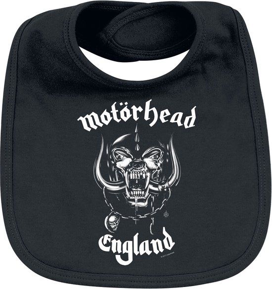 Motörhead Metal-Kids - England Unisex Slabbetje - Zwart
