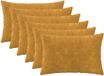 vidaXL - Kussensloop - 6 stuks - Geel - 50 x 75 cm