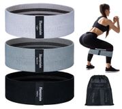 Merkloos Weerstand Bands Set met 3 Niveaus voor Thuis Fitness