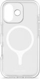 DECODED Clear Frosted Hoesje Geschikt voor iPhone 17 - Anti-Yellowing - 100% Gerecycled Materiaal - Geschikt voor MagSafe - Doorzichtig Hoesje – Wit