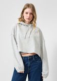 QS s.Oliver QS Sweatshirt grijs gemêleerd L
