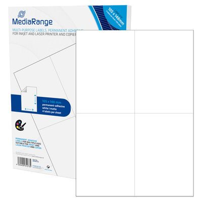 MediaRange MRINK143 - Etiket - Wit