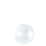 Rayher 3912737 Plastic Floristische bal, 2-delig., 12 cm ø, kristal