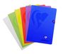 Clairefontaine 303522Cpack - Pak met 10 schriften Mimesys, A4, 21 x 29,7 cm, 120 Pagina's Kleine Ruitjes met Kantlijn 90 g, Polypro Omslag, geassorteerde kleuren, 1 pak