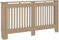 vidaXL Radiatorombouw 152x19x81 cm MDF Bruin