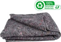 Kortpack Opslagdekens / verhuisdekens 150 x 200 cm - Grijs - 10 stuks