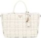 GUESS Marion Satchel Handtas Schoudertas Bone crème