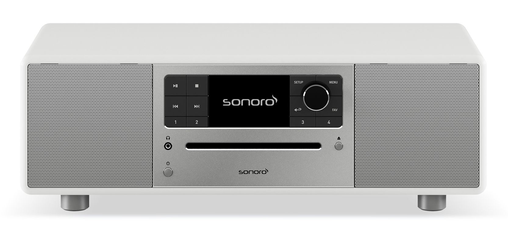 Sonoro PRESTIGE Home Audio Mini System - White