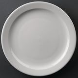 Olympia Athena Hotelware Bord met smalle rand - 254 mm 10" (doos 12)