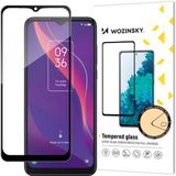 Wozinsky Protecteur d'écran Verre trempé 9H Plein Écran Compatible avec coque pour TCL 306
