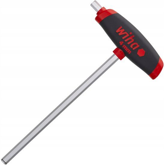 Wiha inbussleutel met T-greep ComfortGrip 4 mm