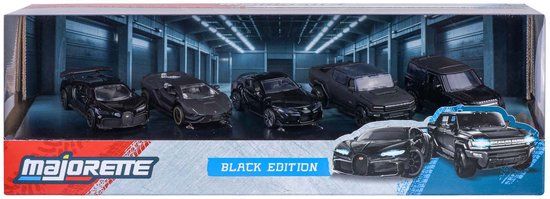 Majorette Black Edition Autoset, 5dlg.