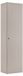 3xE living Armoire de salle de bain, finition cachemire, poignées en trois couleurs, 35 x 27 x 136 cm