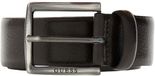 GUESS Leren riem Leather Belt H35 W95 Brown donkerbruin