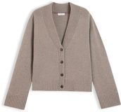 Tommy Hilfiger Dames Vest Wol 70% L Herfst/Winter 2026 Donkerbeige