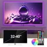 RexTech TV backlight set met 2 RGB strips van 32 - 40 inch