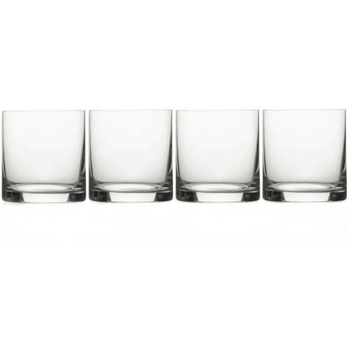 Mikasa Whiskyglas - 426 ml - Set van 4 - Transparant
