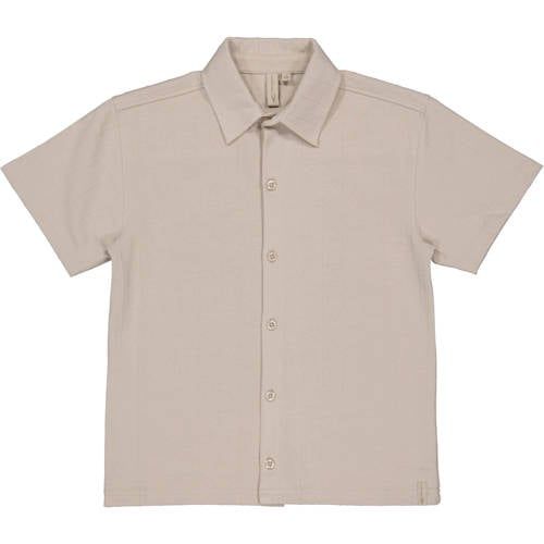 LEVV Little polo grijs met textuur
