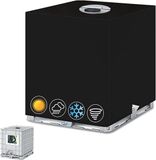 Famanu - IBC tankafdekking 1000L 420D waterdichte containerafdekking uv-beschermfolie regenwatertank