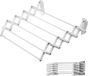 Étagère de salle de bain pliable et résistante - Blanc (50 cm)