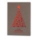 Art Nuvo – Exclusieve kerstkaarten – set van 10 identieke kaarten, 120 x 170 mm, rood en bedrukt kerstmotief – gemaakt van sierpapier met inzetstukken en enveloppen, medium
