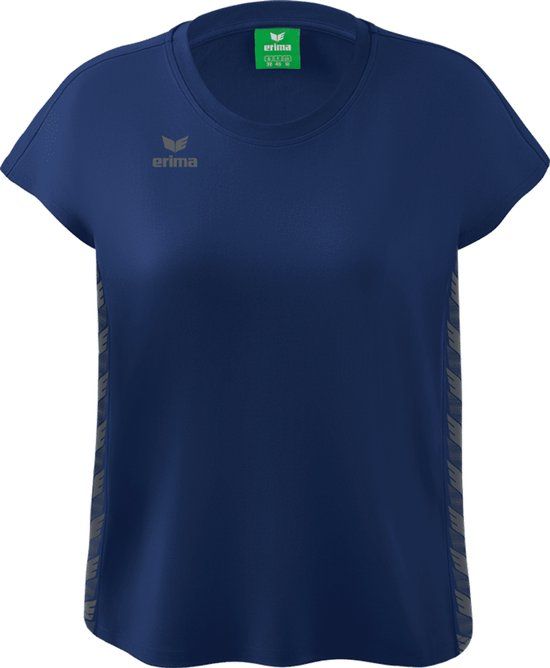 Erima Essential Team T-Shirt Dames - New Navy / Slate Grey - Maat 38