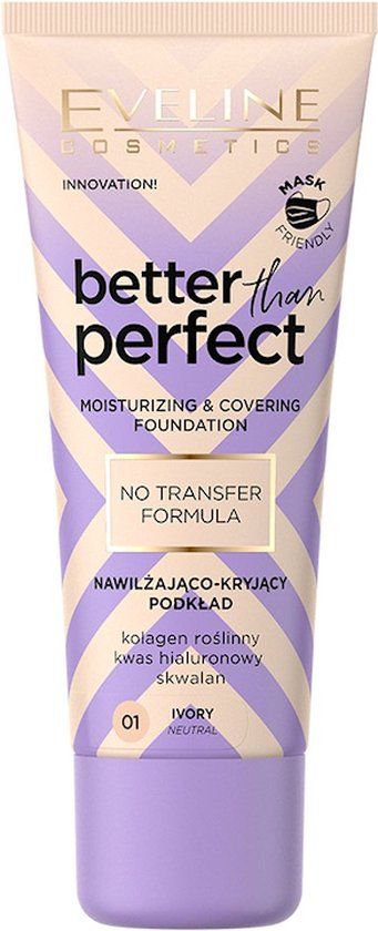 Eveline Cosmetics Better Than Perfect Foundation 01 Ivory Neutral - 30ml
