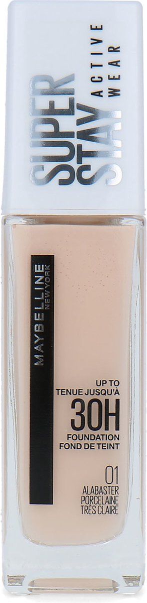 Maybelline SuperStay Active Wear 30H Foundation - 01 Alabaster