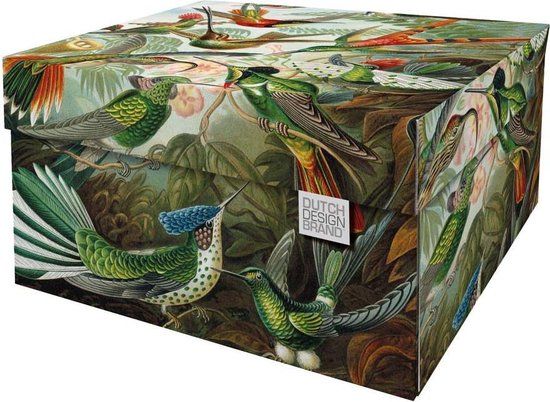 Dutch Design Brand - Art of Nature Storage Box - 22L - Vogels - Cardboard