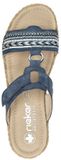 Rieker Dames Blauw Slippers & Muiltjes Maat 43