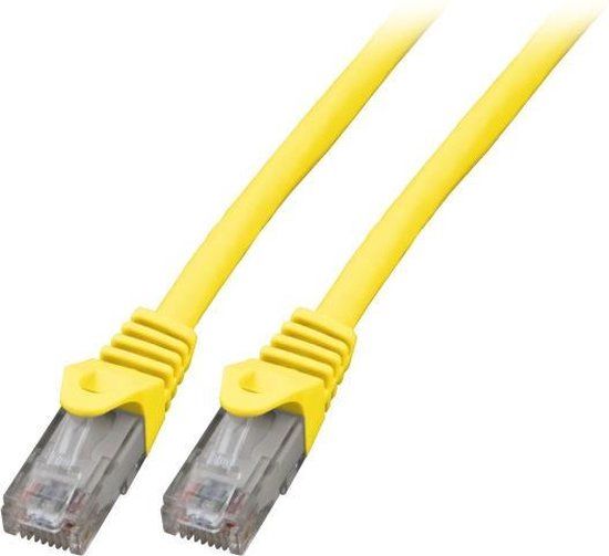 EFB-Elektronik CAT6 UTP kabel 20 meter Geel