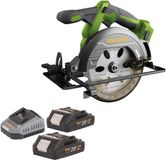Procraft PCA32-BB scie circulaire sans fil 20 V 165 mm sans balais + 2x batterie 2,0 Ah + chargeur