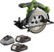 Procraft PCA32-BB scie circulaire sans fil 20 V 165 mm sans balais + 2x batterie 2,0 Ah + chargeur