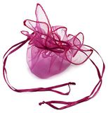 Mopec Organza zak fuchsia, 24 stuks, textiel, 0,20 x 23,00 x 23,00 cm