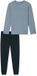 Schiesser Pyjama lang Casual Essentials Heren Nachtblauw