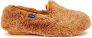 Scholl Maddy Shoe Synthetic Fur Women's Slippers - Brown - Size 37