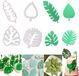 ZmdecQna Emporte-pièces feuilles tropicales, set de 4