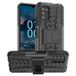 Nokia Coque Hybride Nokia G100 Antidérapante avec Béquille - Noire