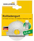 Schellenberg 44503 Rolluikband Mini 14 mm, 4,5 m, wit