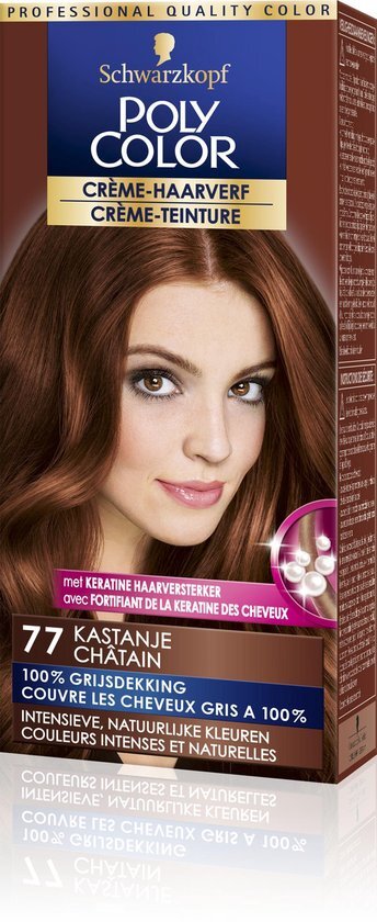 Schwarzkopf Haarverf 77 Kastanje 90ml