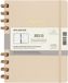 Moleskine 12 Maanden Agenda 2022/23 - Academic Spiral - Week/Maand - XL - Remake Sand - Bruin